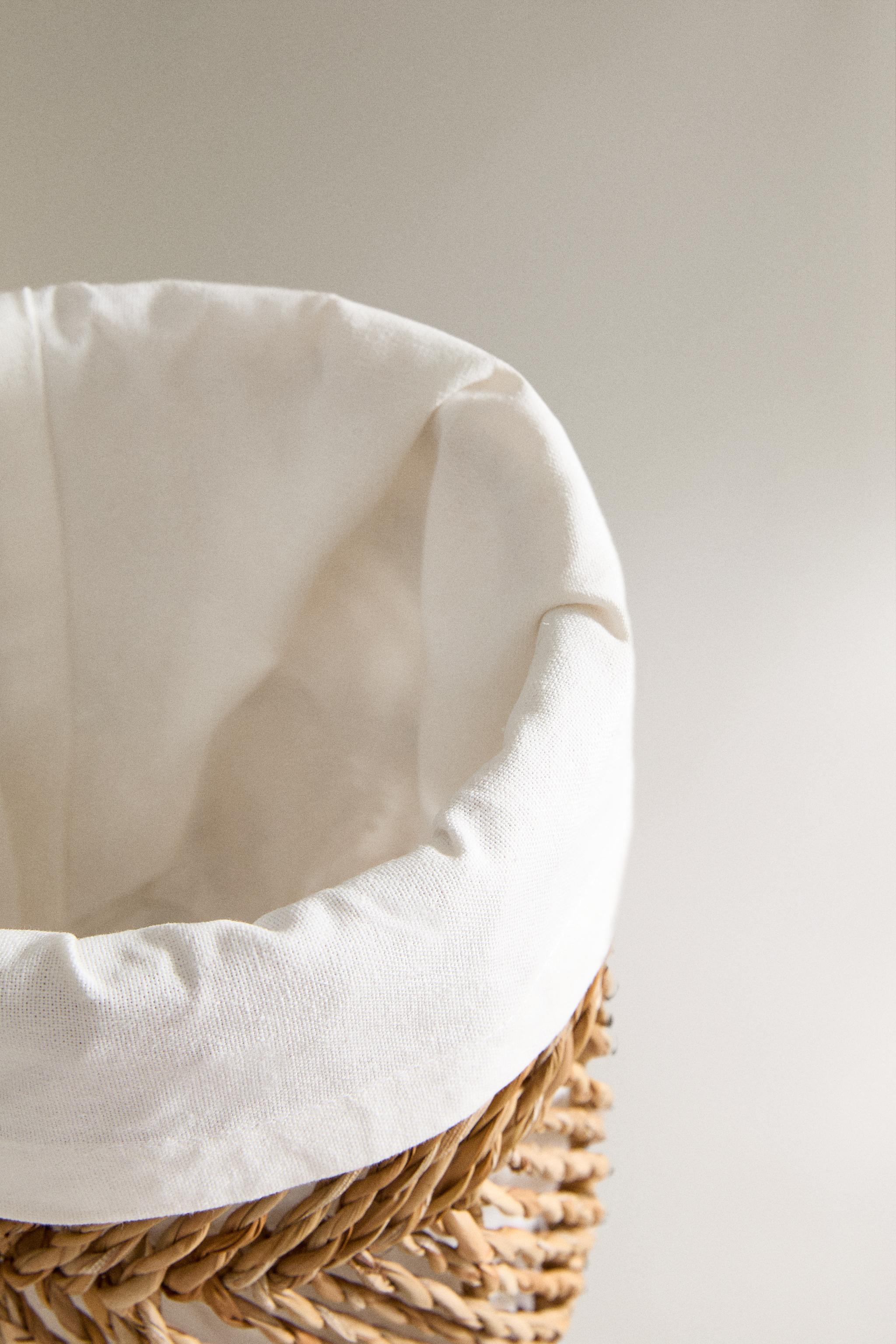CORBEILLE RONDE DOUBLURE COTON