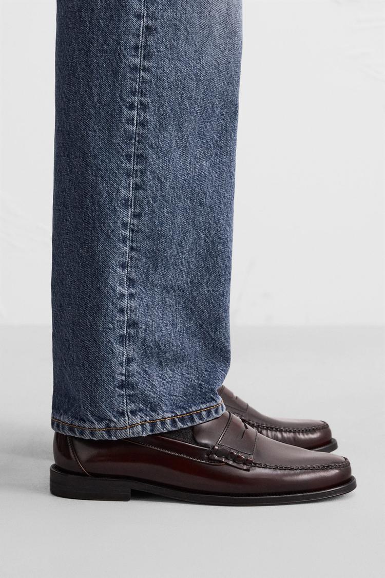 MOCASÍN CASTELLANO 1920 ® X ZARA MAN Rojo Burdeos ZARA España