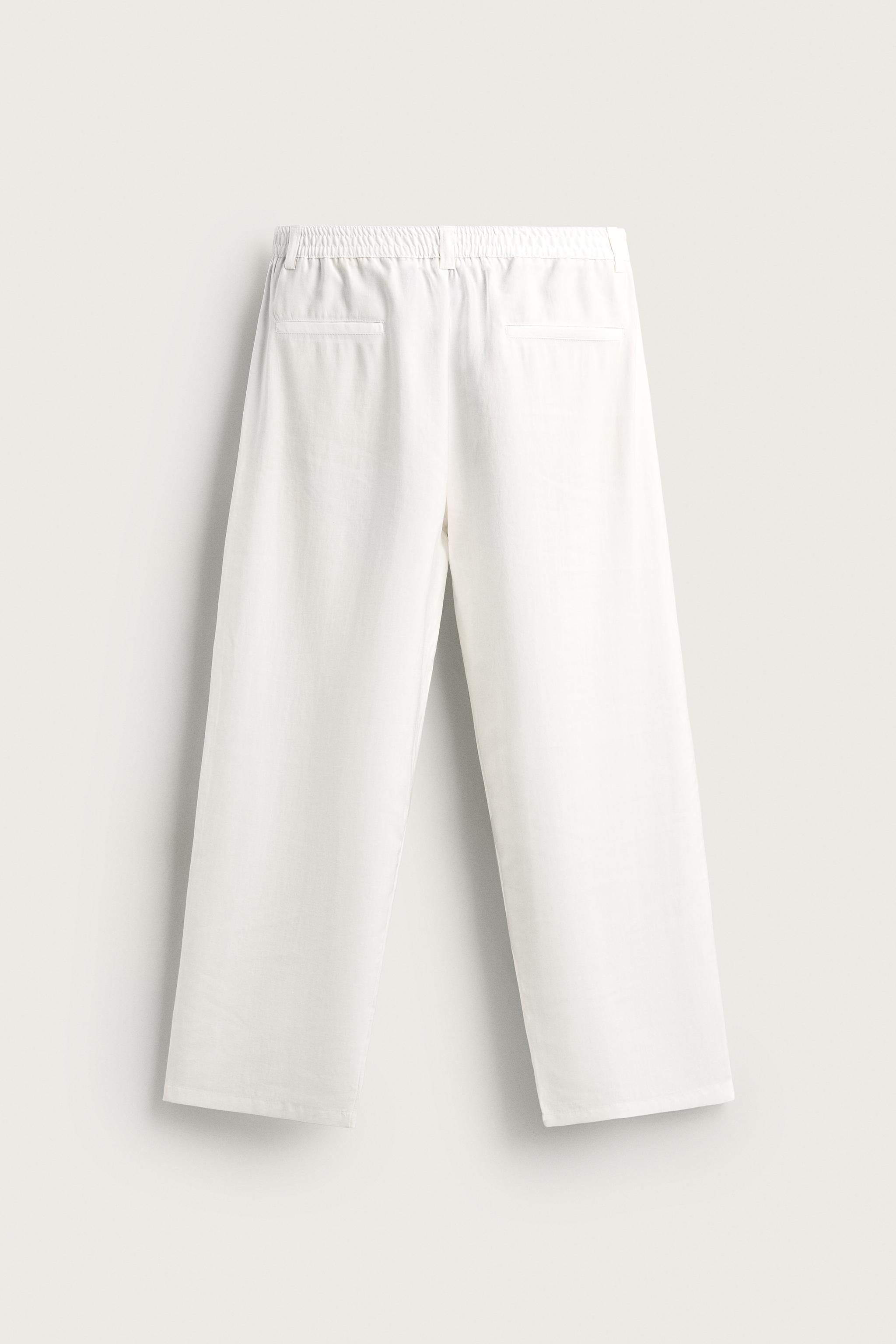 PANTALON FLUIDE À PLIS LATÉRAUX