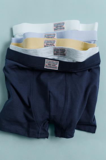 Zara AGES 6-14 / FIVE-PACK OF LABEL BOXERS - Multicolored