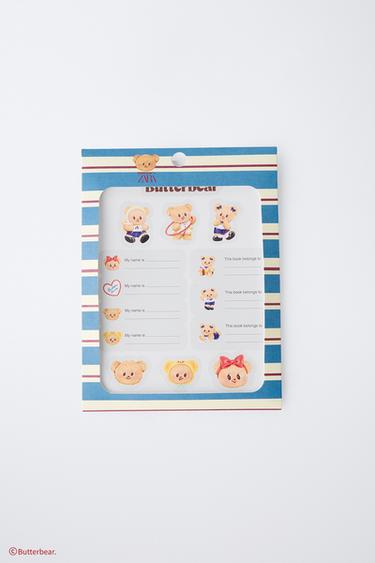 BUTTERBEAR © STICKER PACK - Ecru by Zara - Image 3