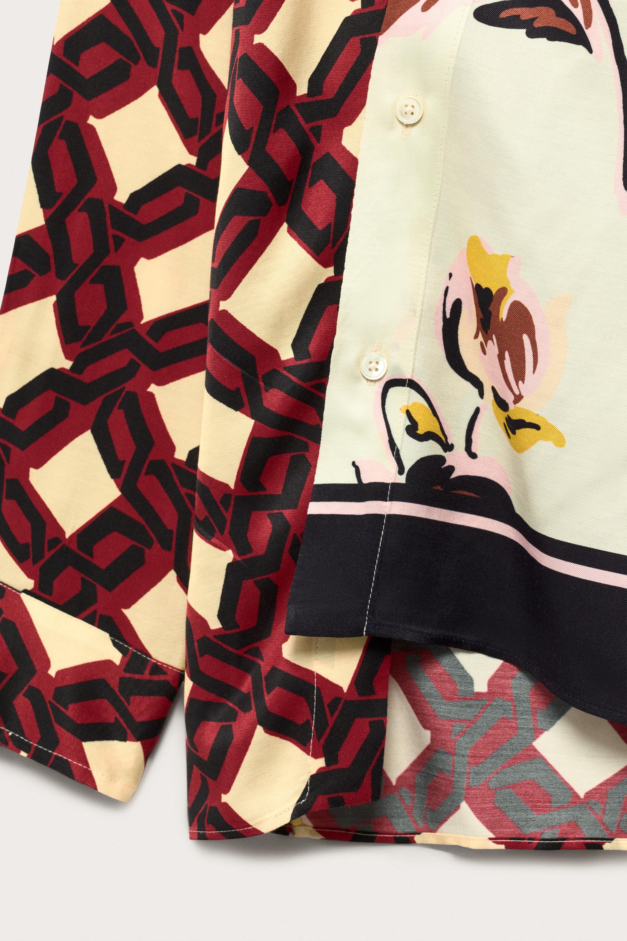 LIMITED EDITION MIXED PRINT OVERSIZED SHIRT
