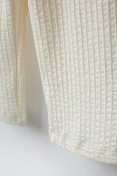 COMBINAISON LONGUE BRODÉE - Turquoise clair de Zara - Image 3