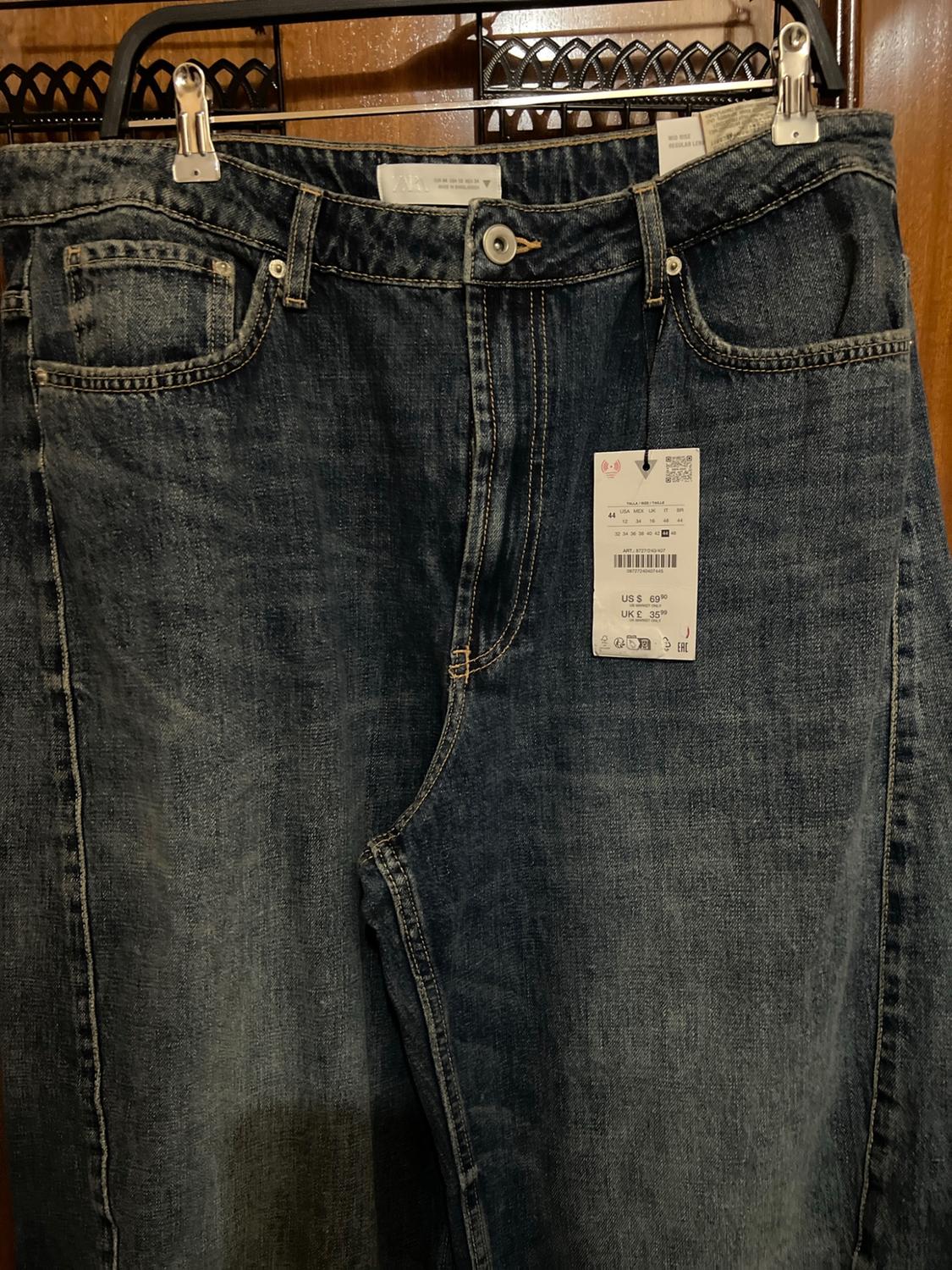 TRF BAGGY BARREL MID-WAIST JEANS - Image 2