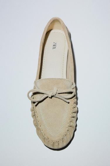 MOCASÍN SERRAJE - Beige de Zara