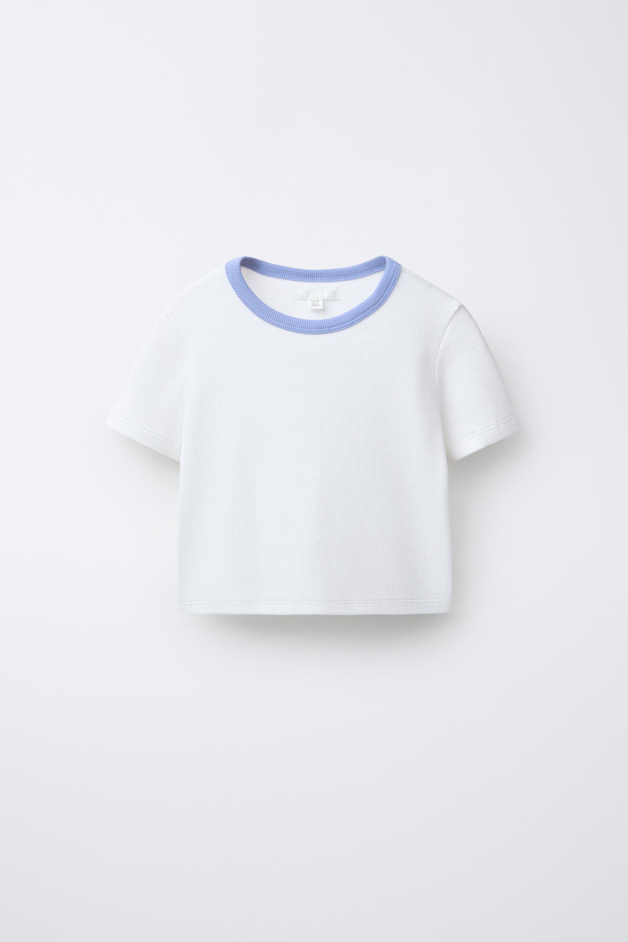 STRIPED SHIRT PACK WITH CONTRAST RIB T-SHIRT