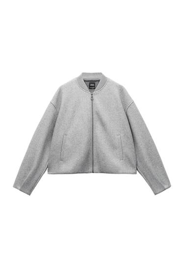 SOFT BOMBER JACKET WITH STOPPERS