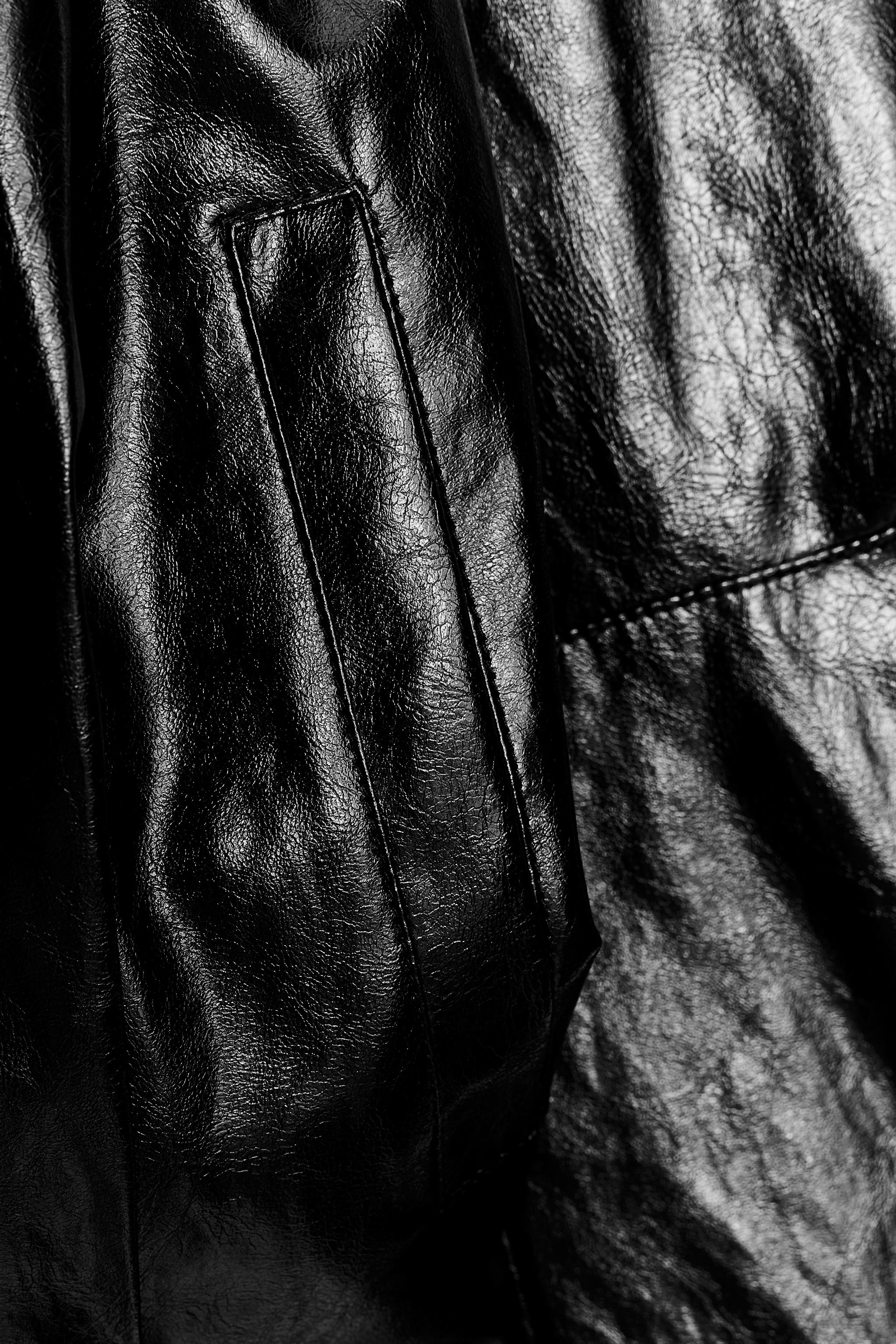   ブラックジャケット S フェイクレザーバイカージャケット - ブラック | ZARA Japan / 日本