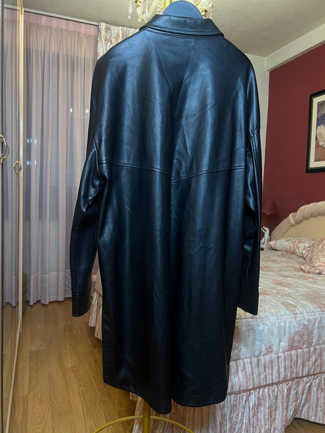 FAUX LEATHER OVERSHIRT - Image 6