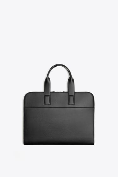SMOOTH BRIEFCASE - Black by Zara