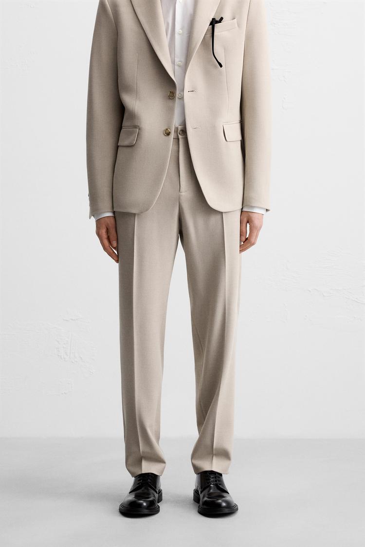 SLIM FIT SUIT PANTS