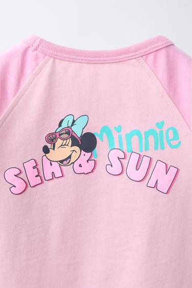 T-SHIRT MANCHES RAGLAN MINNIE MOUSE © DISNEY - Rose de Zara - Image 3