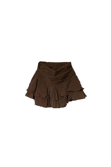 FALDA PANTALÓN VOLANTES