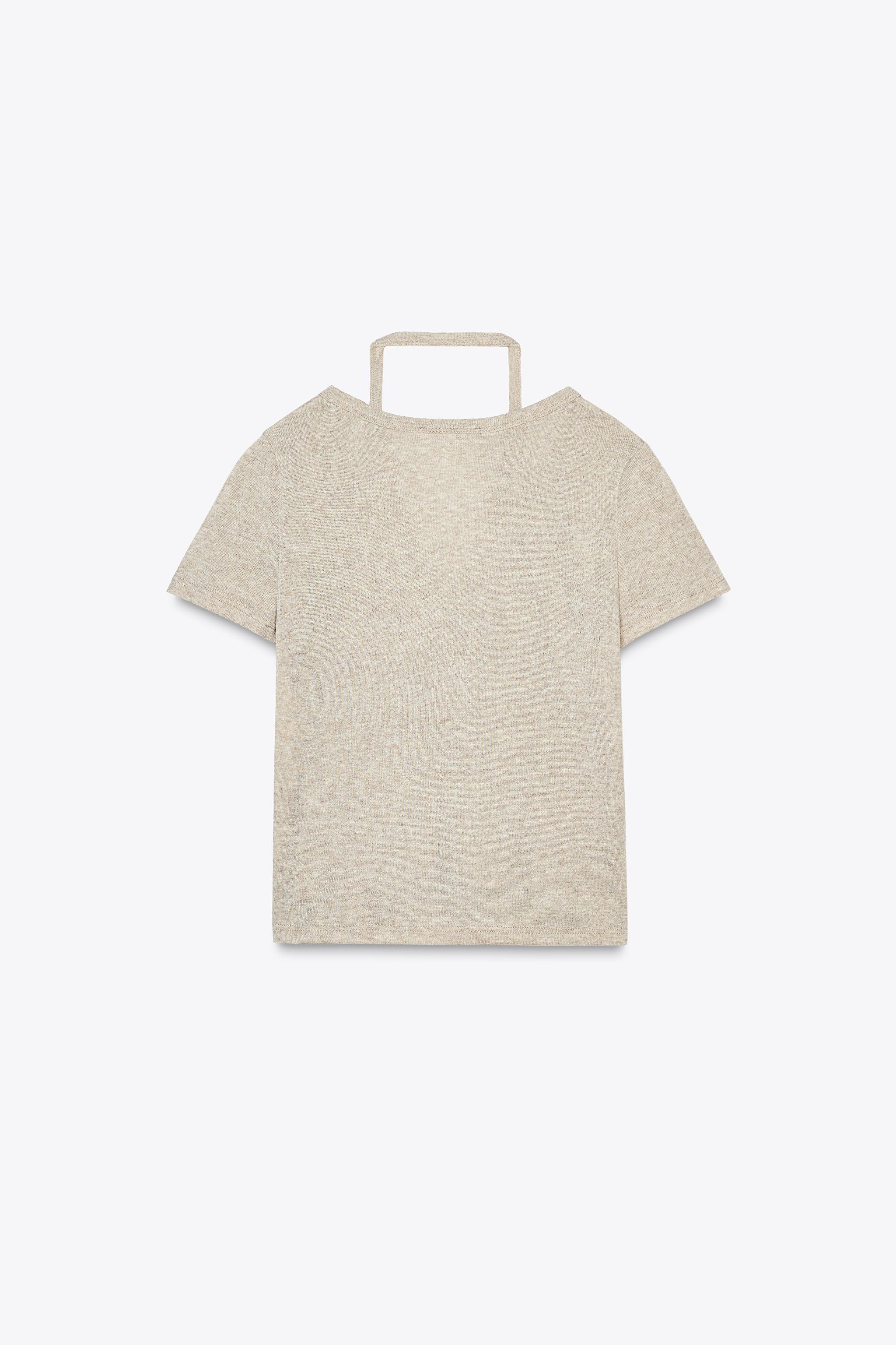 T-SHIRT DOUBLE HALTER