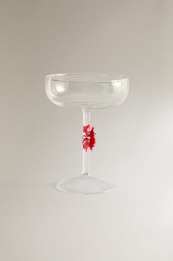 BOROSILICATE GLASS WITH SEA ANIMAL