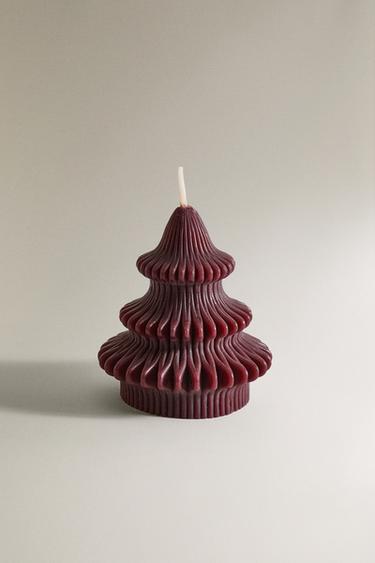 GINGERBREAD SCENTED TREE CANDLE - Red by Zara - Image 0
