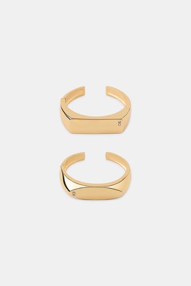 PACK PULSERAS MINI JOYAS - Dorado de Zara