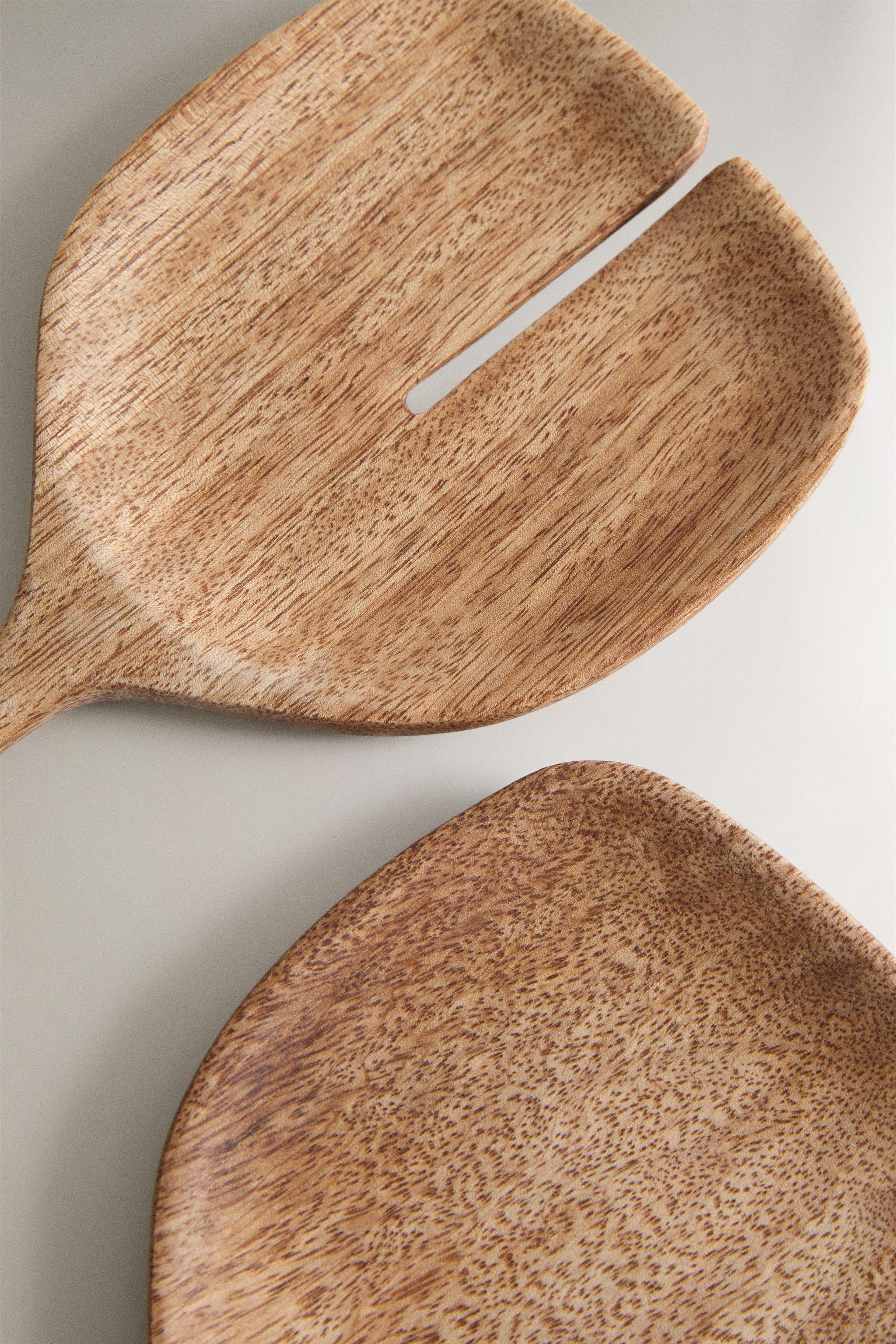 MANGO WOOD SALAD CUTLERY SET