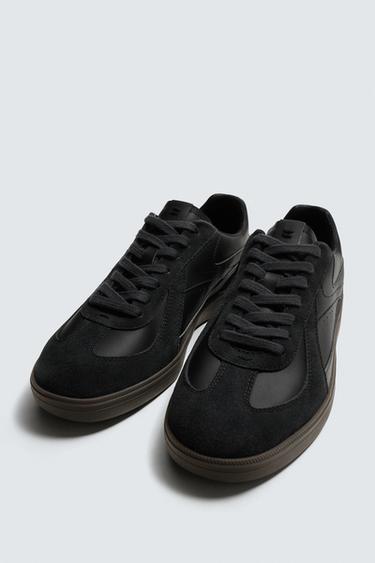 BASKETS À SEMELLE EN CONTRASTE - Noir de Zara - Image 4