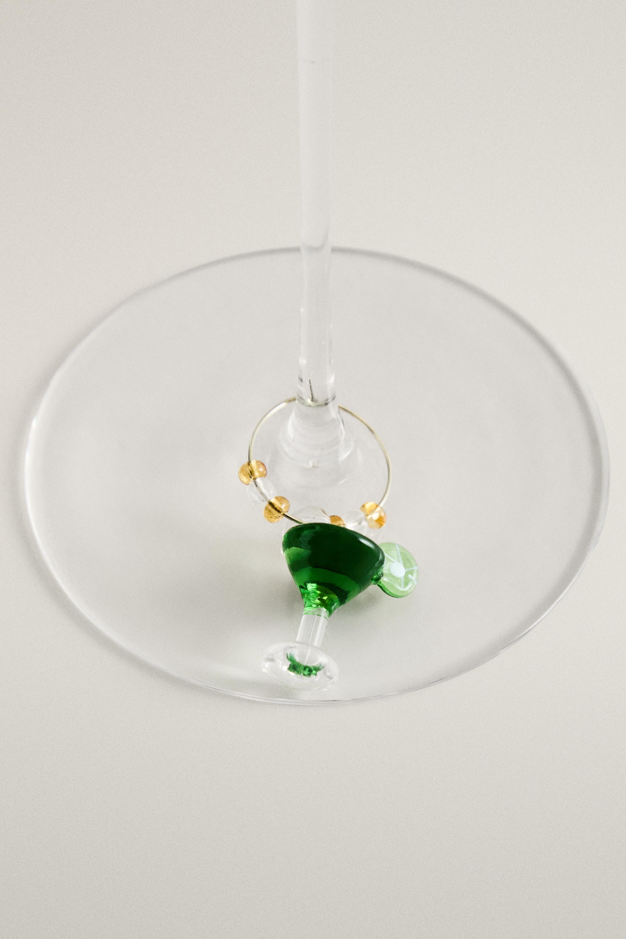 LOT DE 6 MARQUE-VERRES COCKTAILS EN VERRE