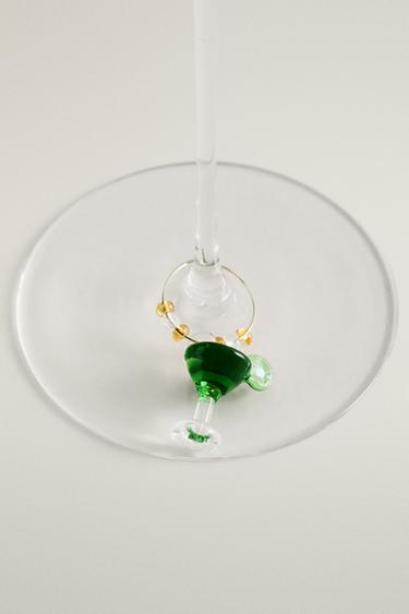 LOT DE 6 MARQUE-VERRES COCKTAILS EN VERRE - jaune de Zara - Image 2