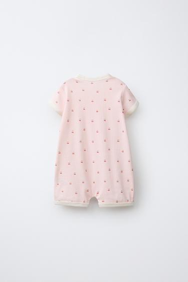 TWO-PACK OF CHERRY SLEEPSUITS - Pink by Zara - Image 2