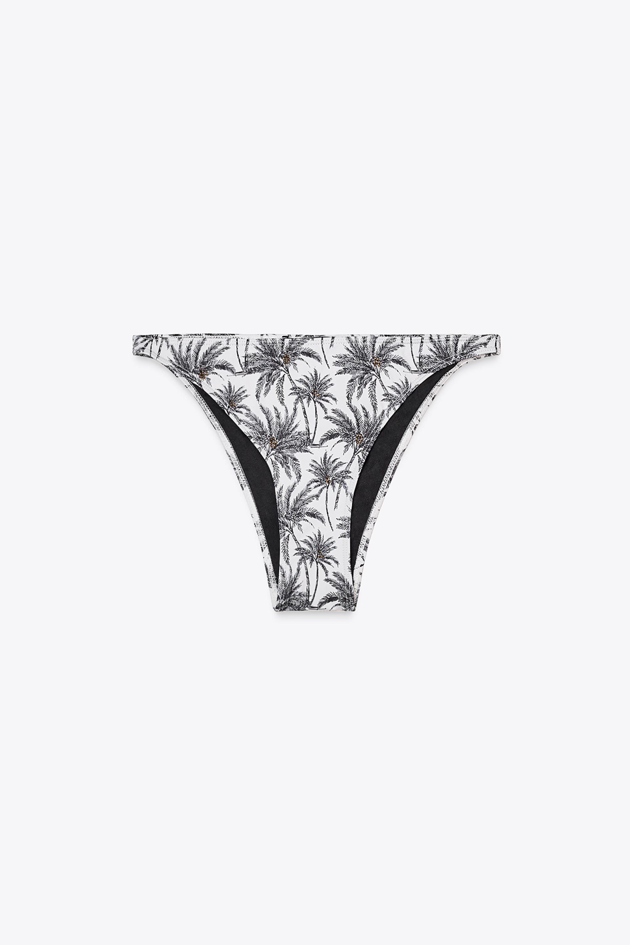 CULOTTE DE BIKINI À IMPRIMÉ PALMIERS