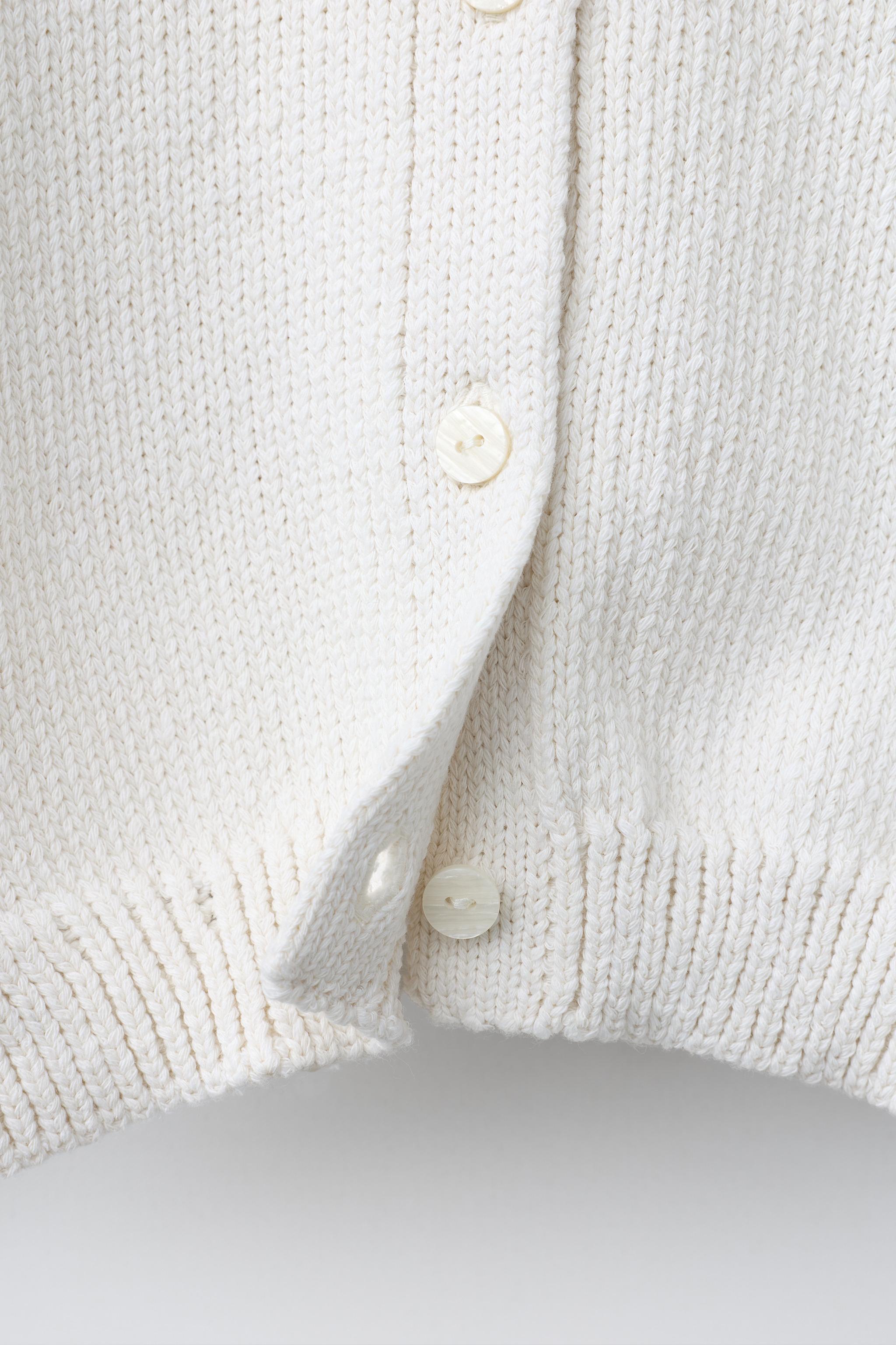 PUFFY KNIT CARDIGAN