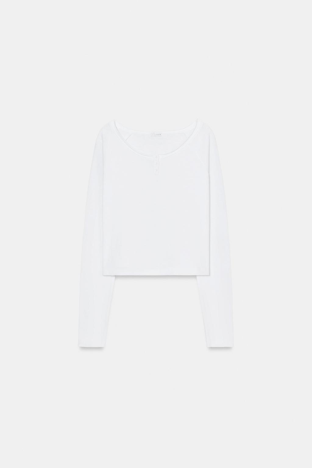 HENLEY NECK T-SHIRT - image 2