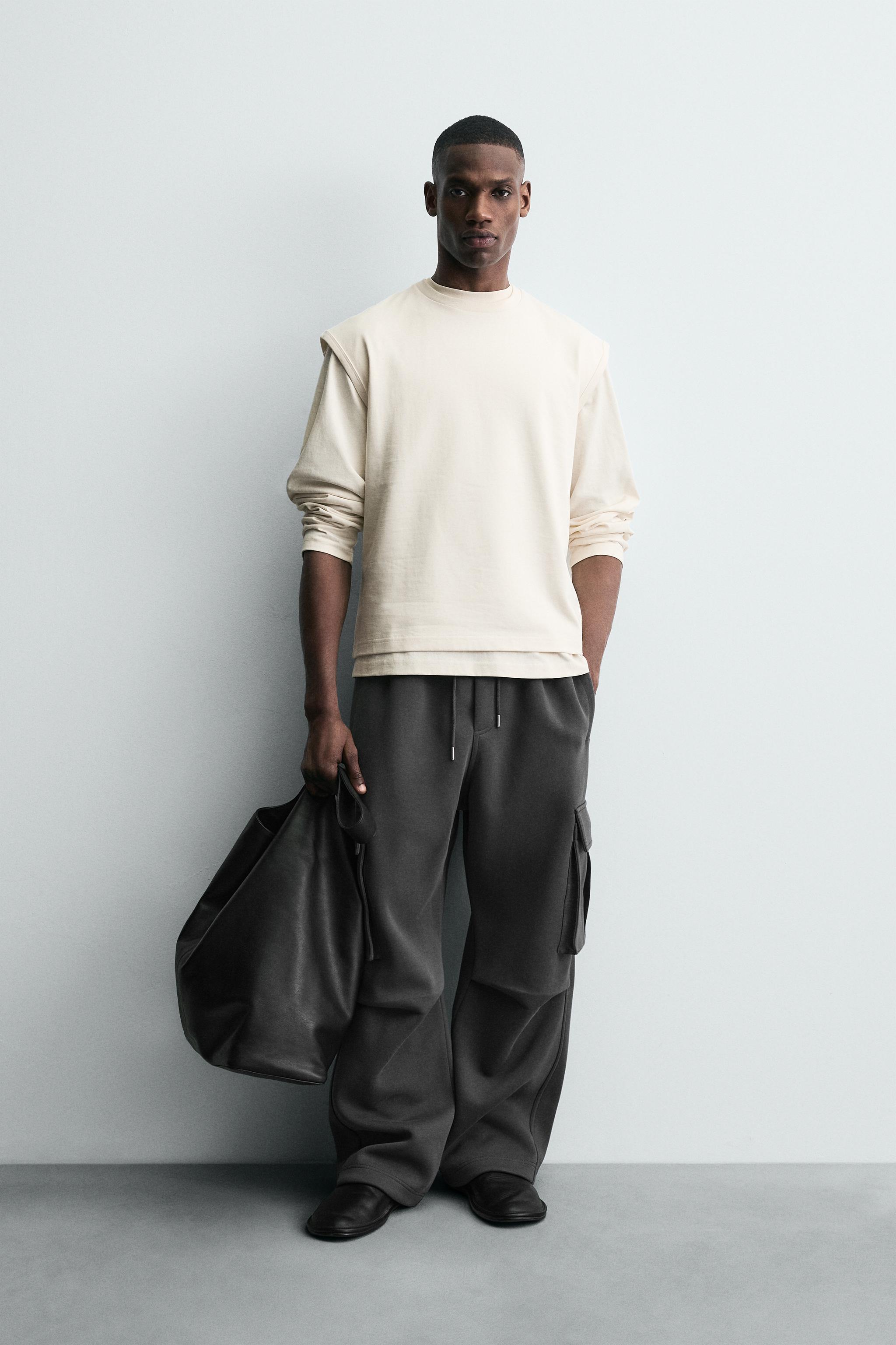 NEOPRENE EFFECT TANK TOP - Oyster-white | ZARA United States