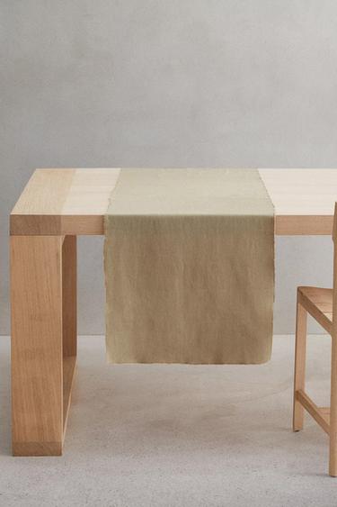 TABLE RUNNER 01 - Brown / Taupe by Zara - Image 0
