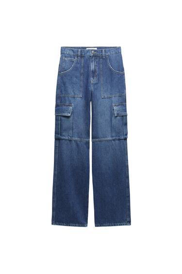 ZW THE DENIM CARGO JEANS