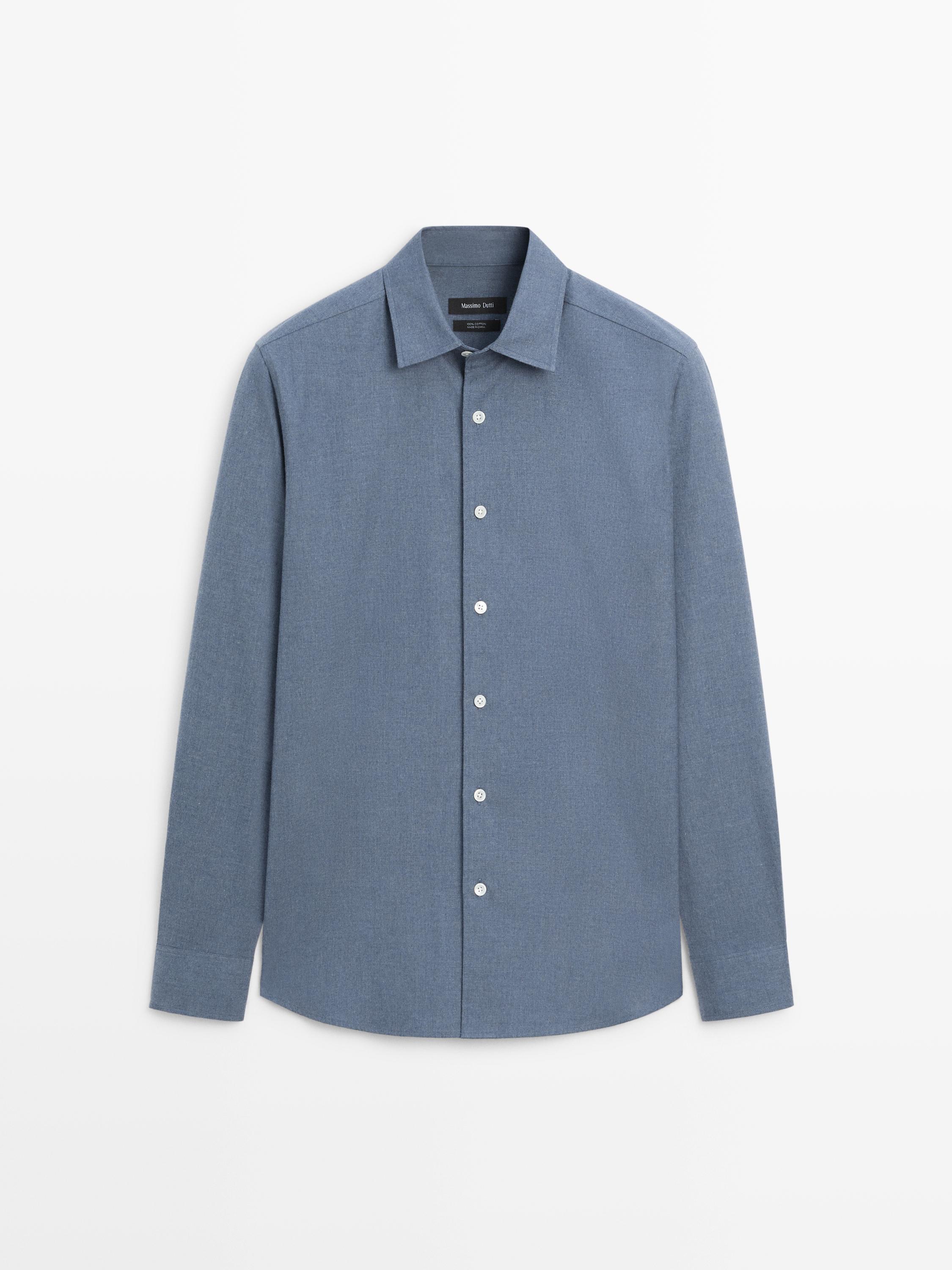 Melange Oxford shirt