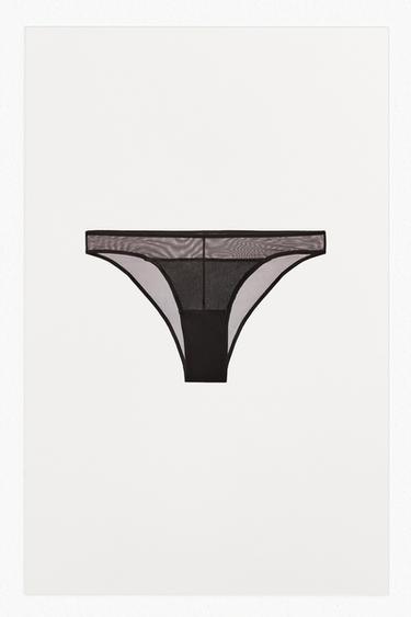 PLEATED COMBINED BRIEFS - Brown by Zara