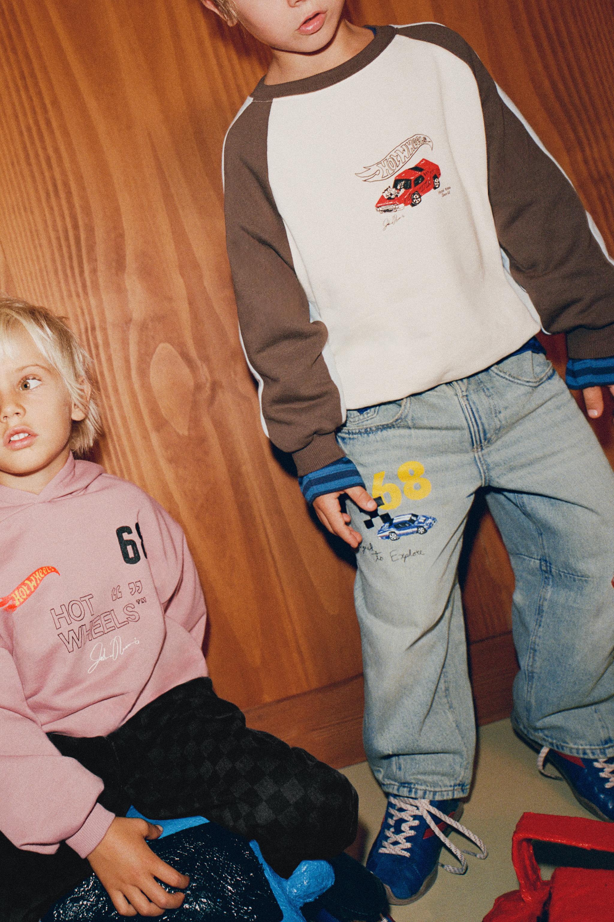 Детские джинсы Zara HOT WHEELS MATTEL © BAGGY JEANS — фото 6