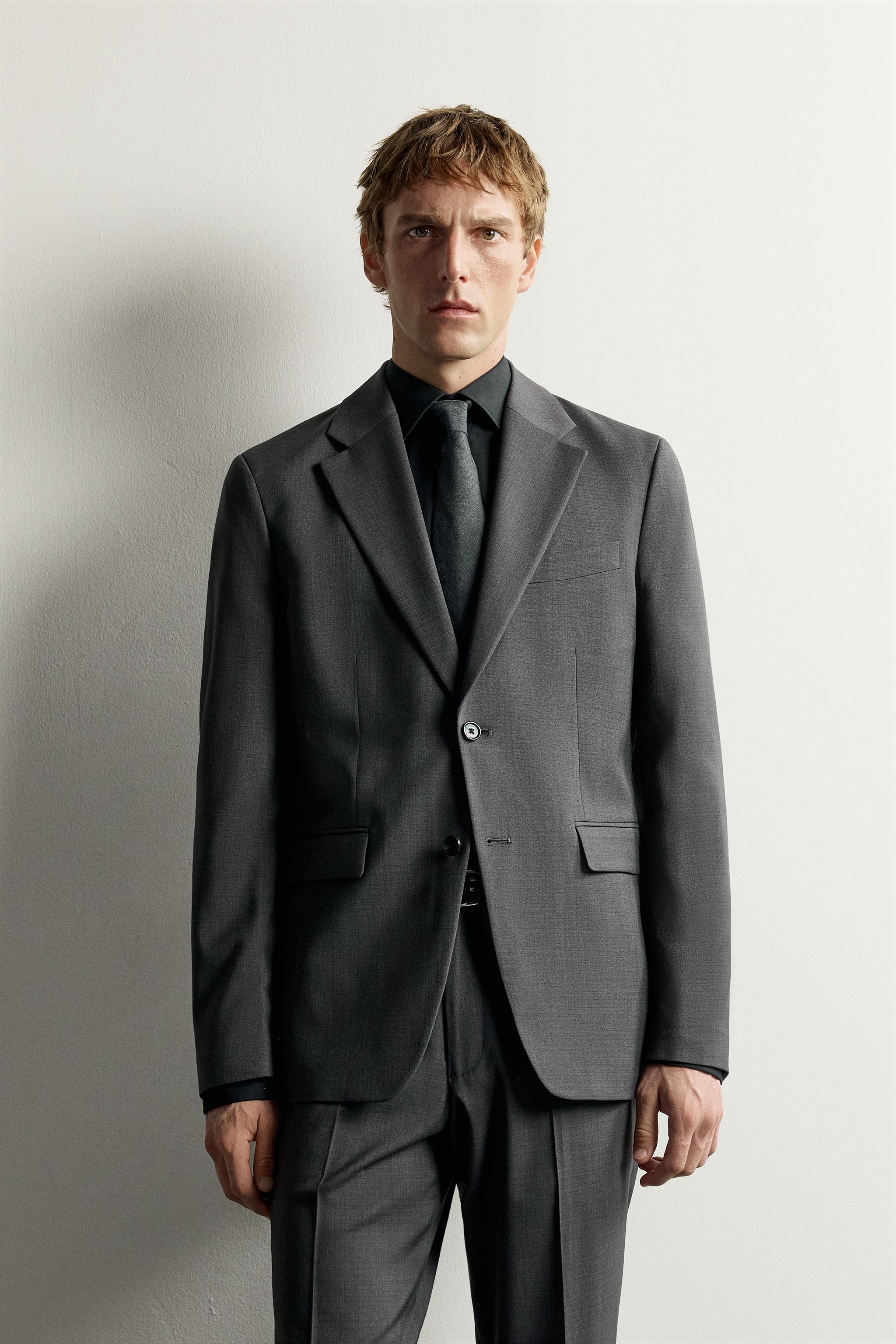 Мужские пиджаки Zara COMFORT SUIT BLAZER — фото 2