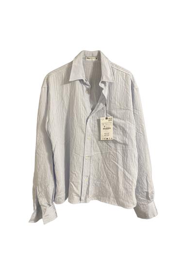 ZARA MENS LONG SLEEVE BUTTON UP SHIRT