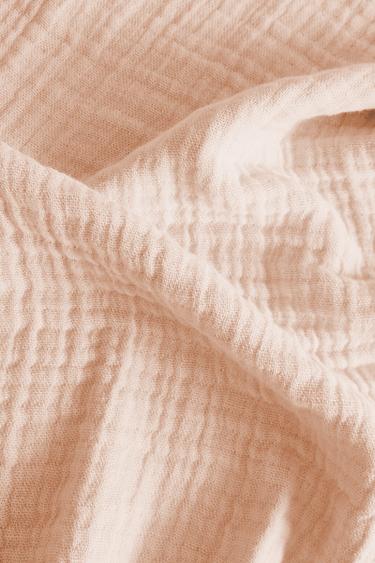 CHILDREN'S MUSLIN BLANKET - Pink by Zara - Image 3