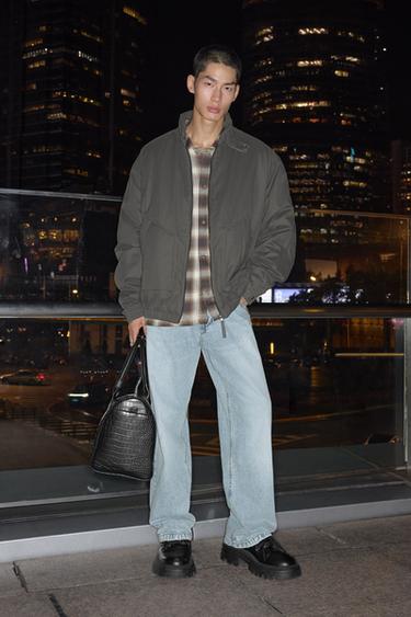 TECHNICAL JACKET - Anthracite Grey by Zara