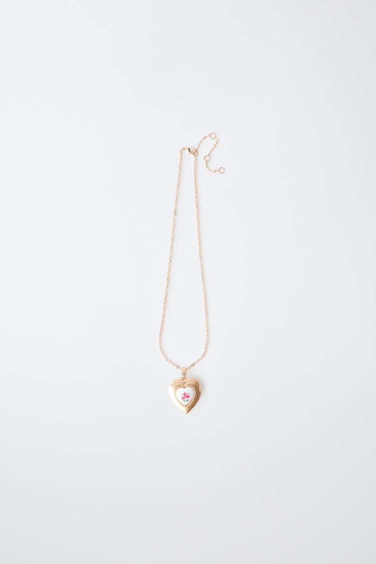 Collar colgante corazon