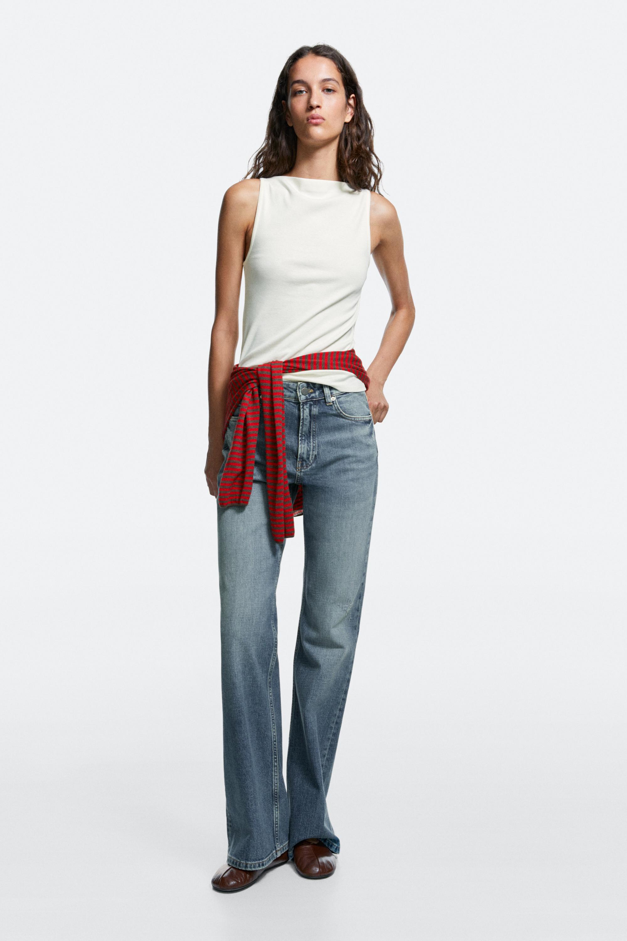 Jean bootcut taille haute