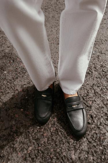 MOCASSIN CUIR PENNY - Noir de Zara - Image 3