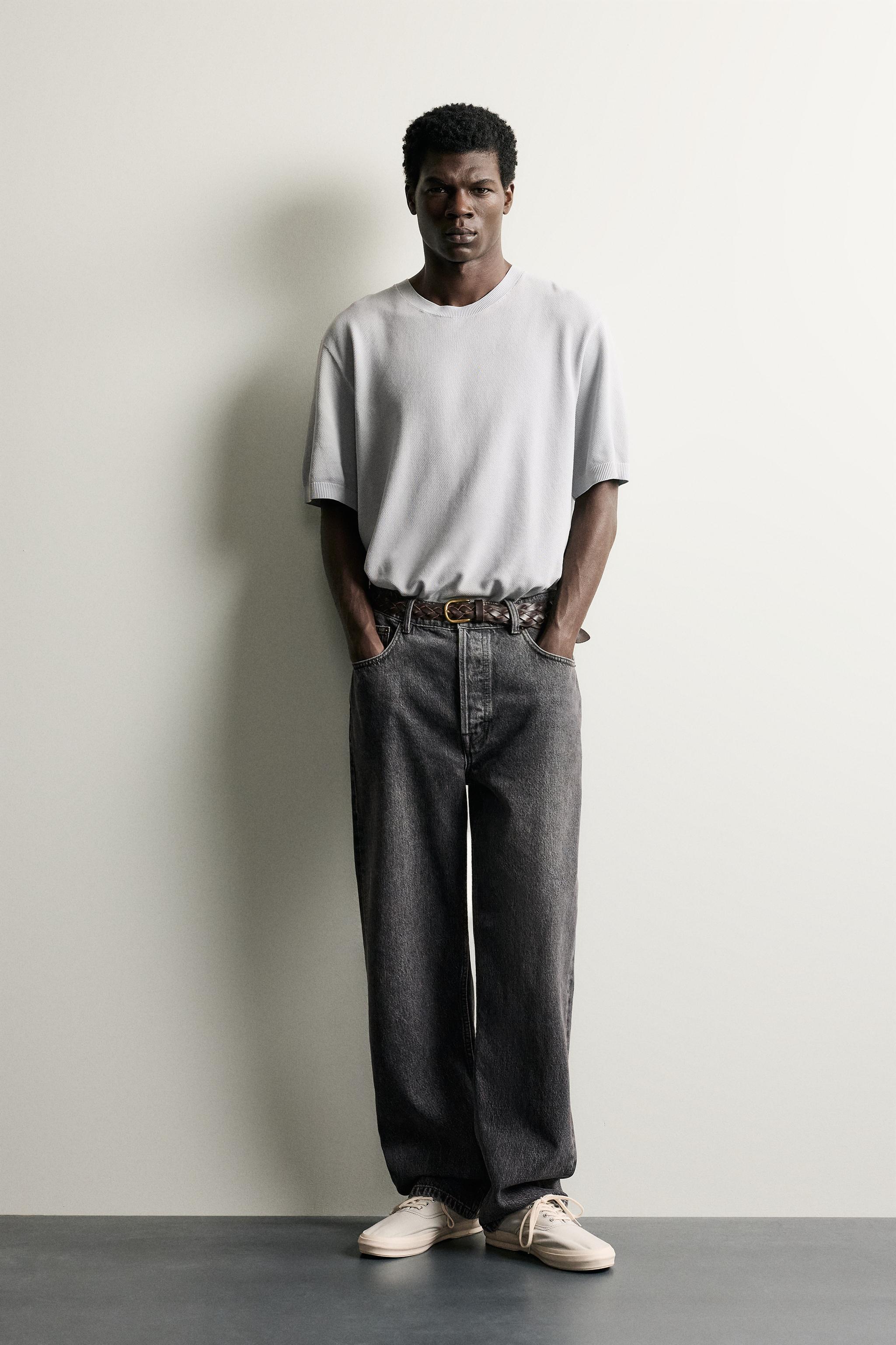 RELAXED FIT KNIT T-SHIRT