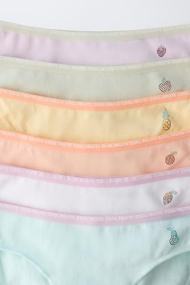 6-14 ANS/ LOT DE SIX CULOTTES FRUITS BRILLANTS - Multicolore de Zara - Image 1