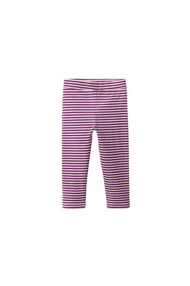 FLORAL AND SOLID LEGGINGS TWO-PACK — Burgundy 2