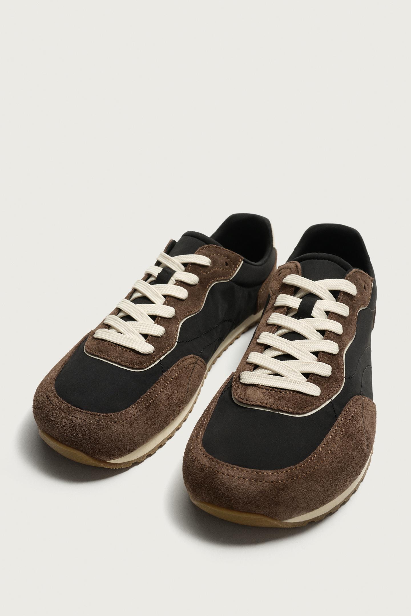 Мужские кроссовки Zara Barefoot, цвет: Коричневый — фото 5