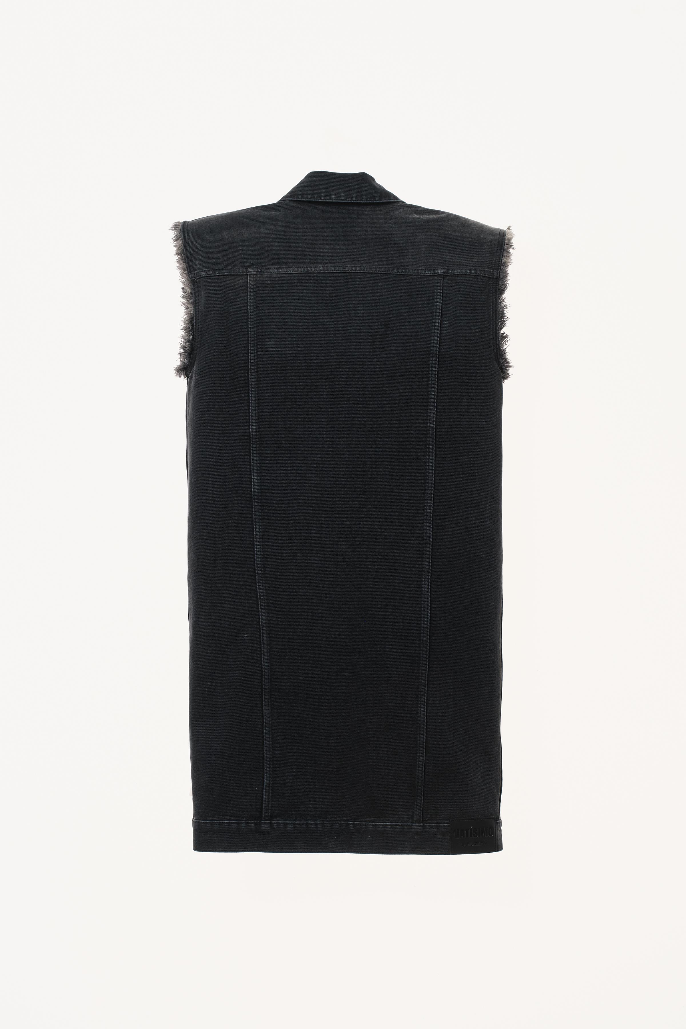 WILLY CHAVARRIA X ZARA SLEEVELESS DENIM DRESS