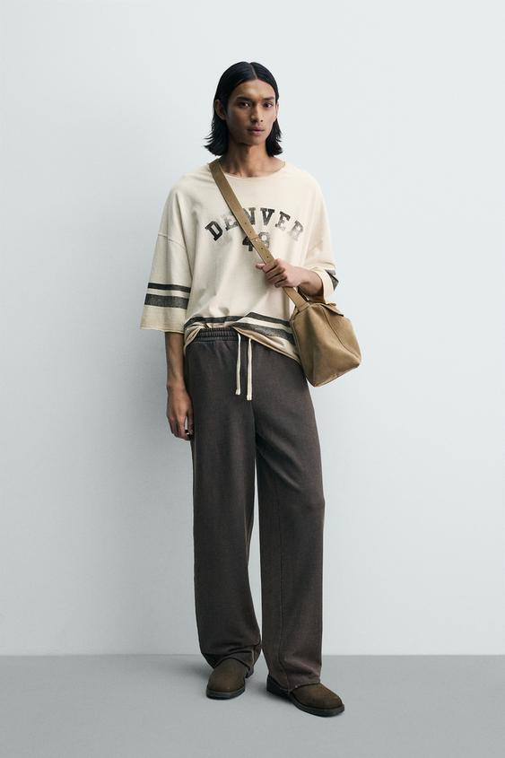 WASHED STRAIGHT FIT JOGGING PANTS from Zara - $69.90