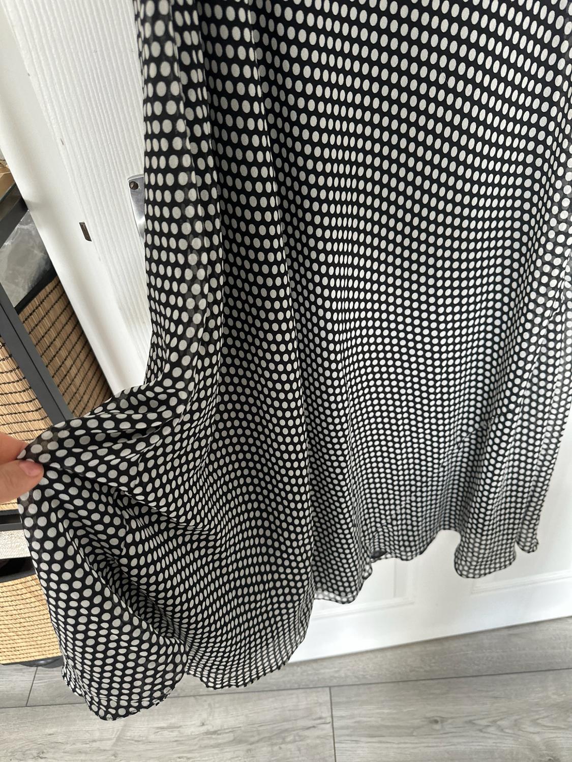 ZW COLLECTION POLKA DOT MIDI DRESS - Image 3