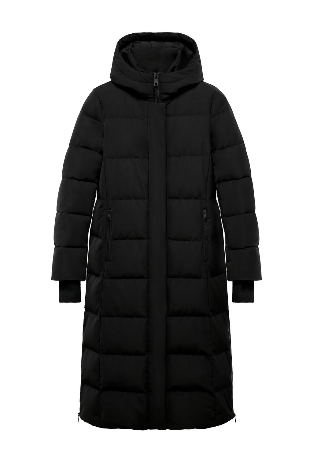 WATER REPELLENT WINDPROOF 60% DOWN 40% FEATHER HOODED PARKA - image 4